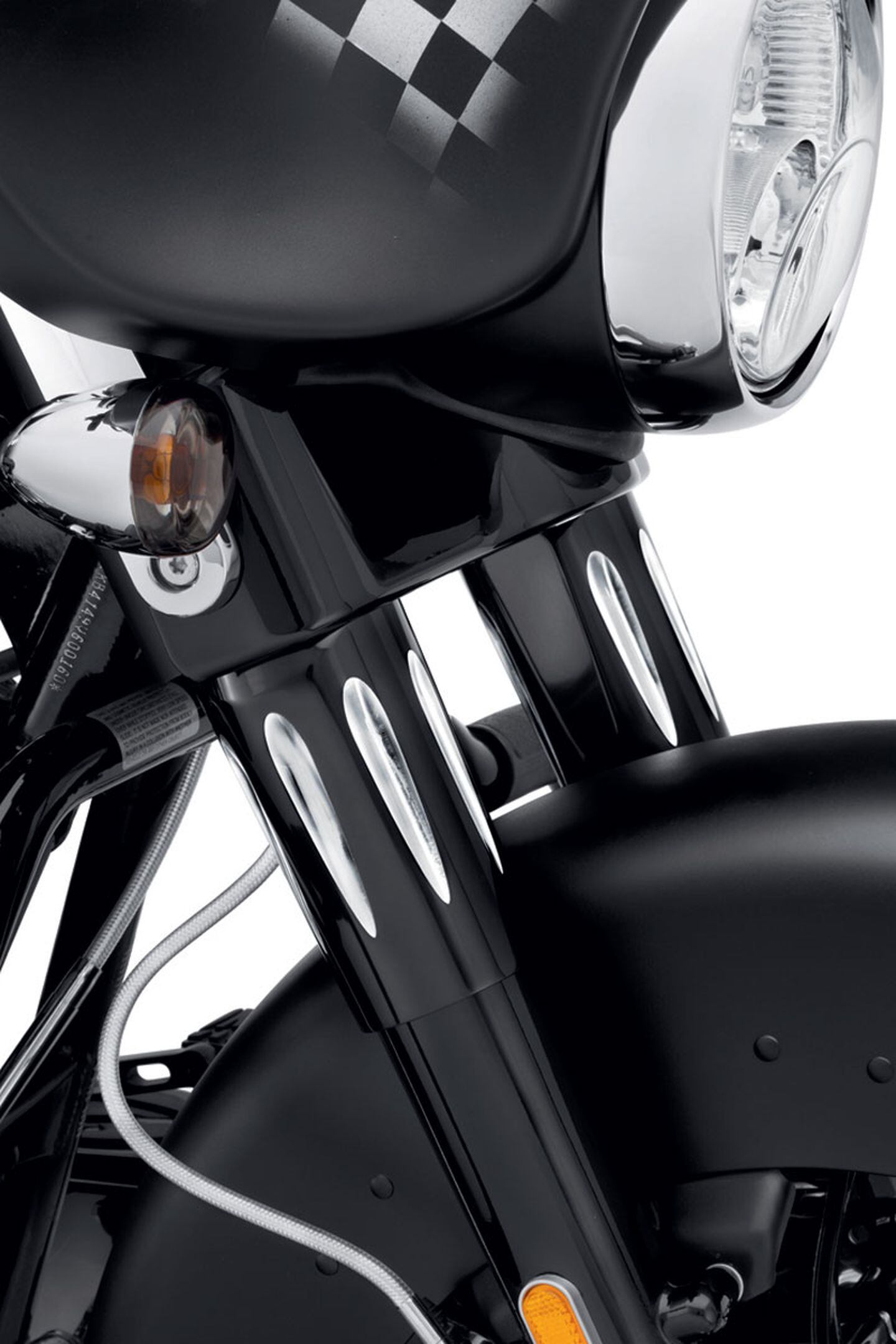 Street glide best sale fork covers