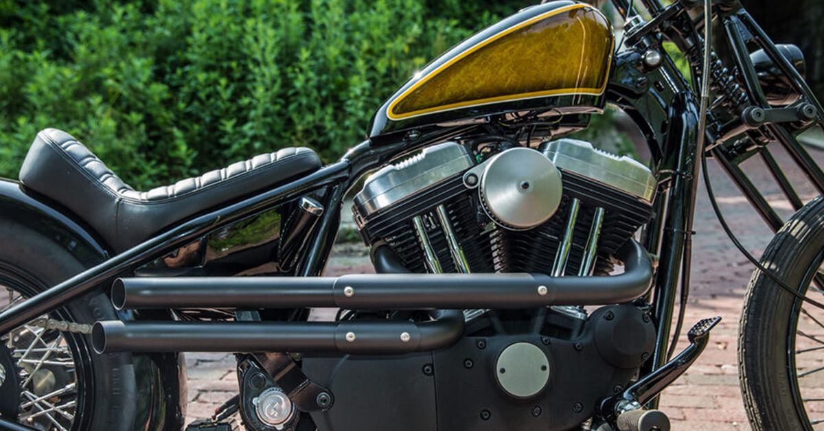 Shotgun Exhaust for Sportsters Motorcycle  Cruiser