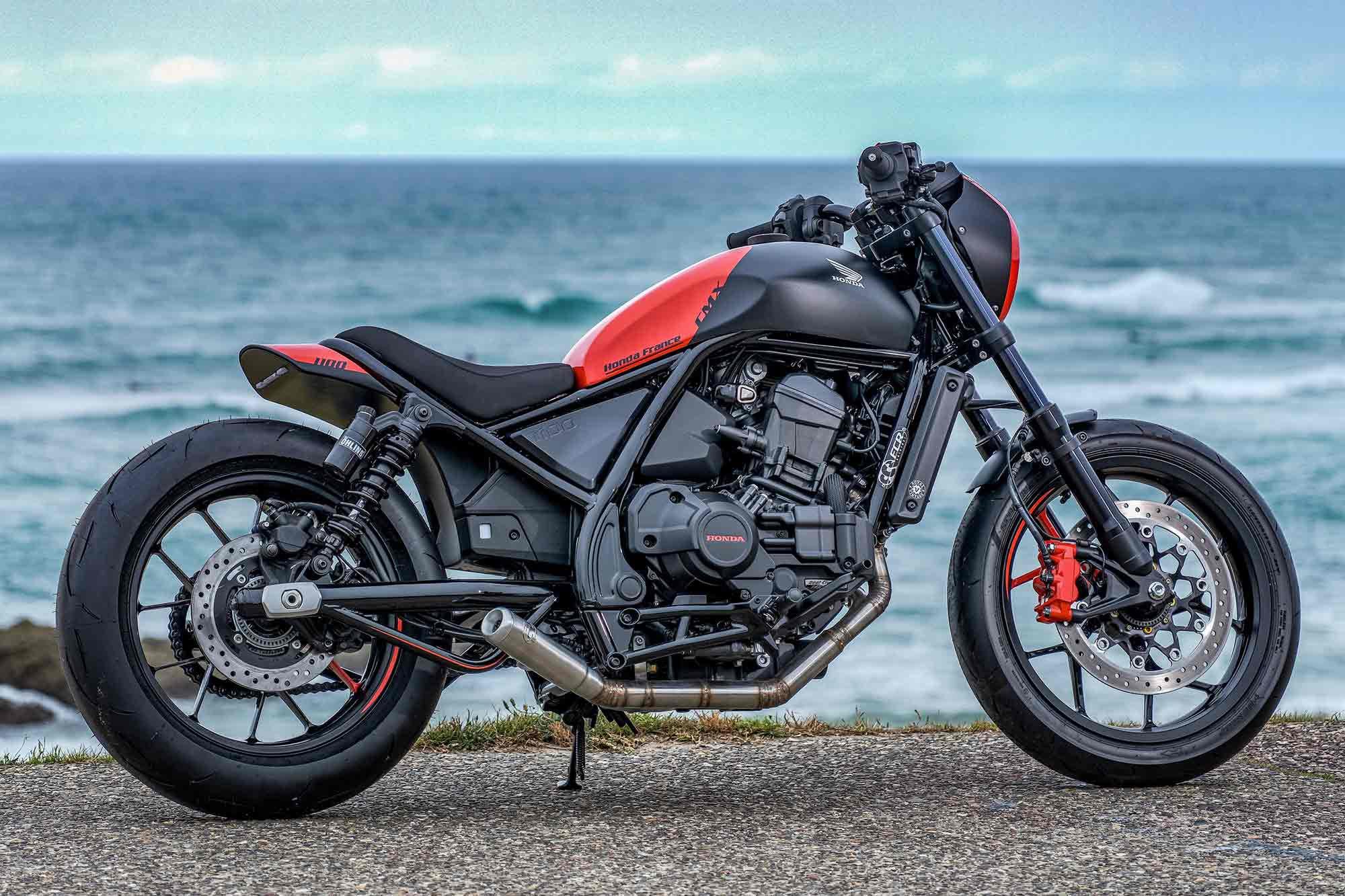 From France’s FCR Original comes The Sport, a more aggressive Rebel 1100 with custom bodywork.