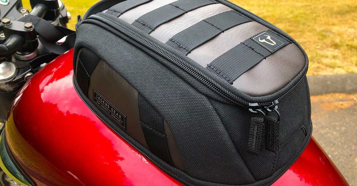 SW-Motech Legend LT1 Magnetic Tank Bag Review | Motorcycle Cruiser