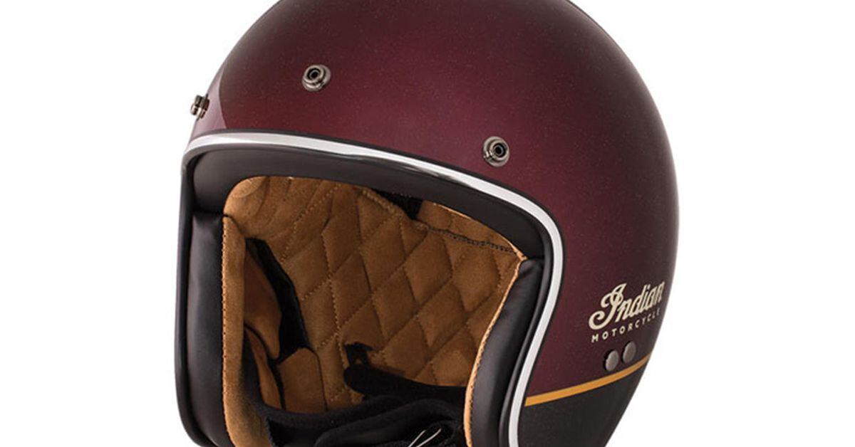 Vintage Style 3/4 Helmet from Indian Motorcycle | Motorcycle Cruiser