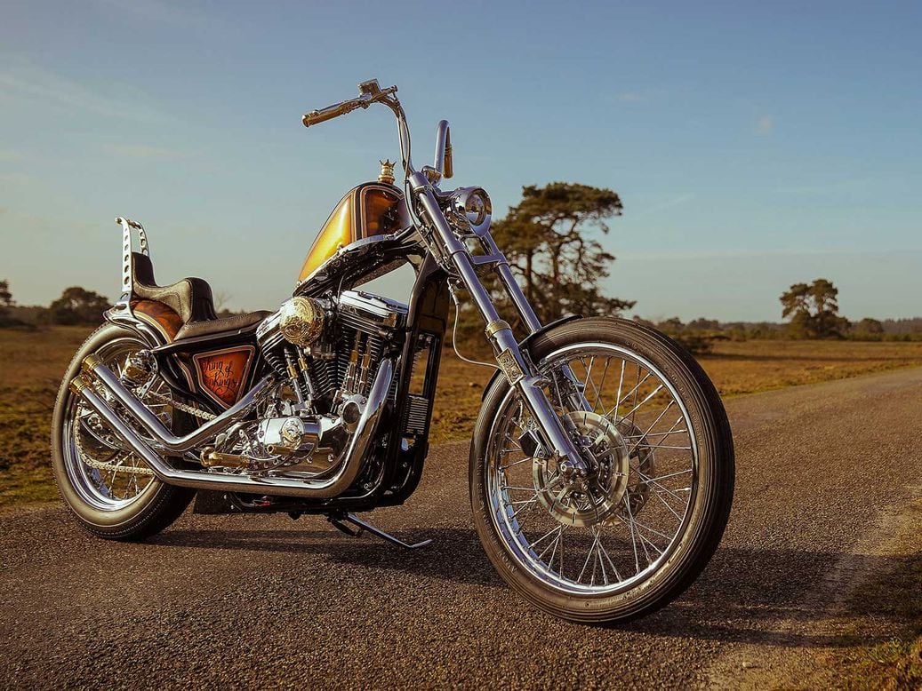 Customized Harley-Davidson Sportster Motorcycles by Thunderbike