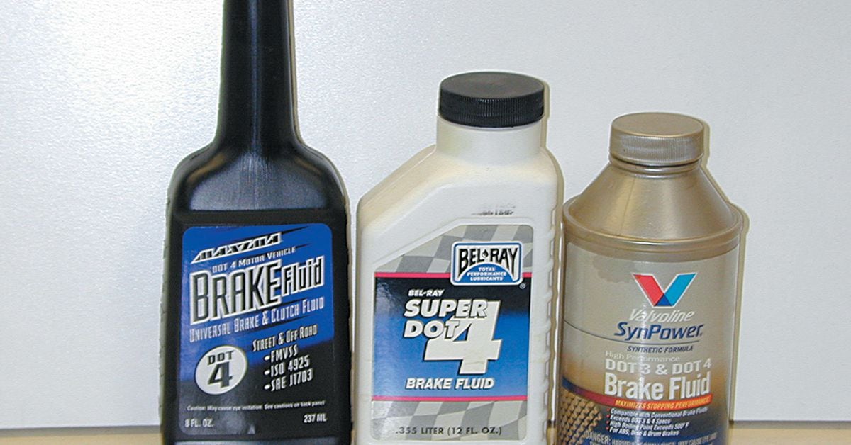 Choosing the Right Brake Fluid Motorcycle Cruiser