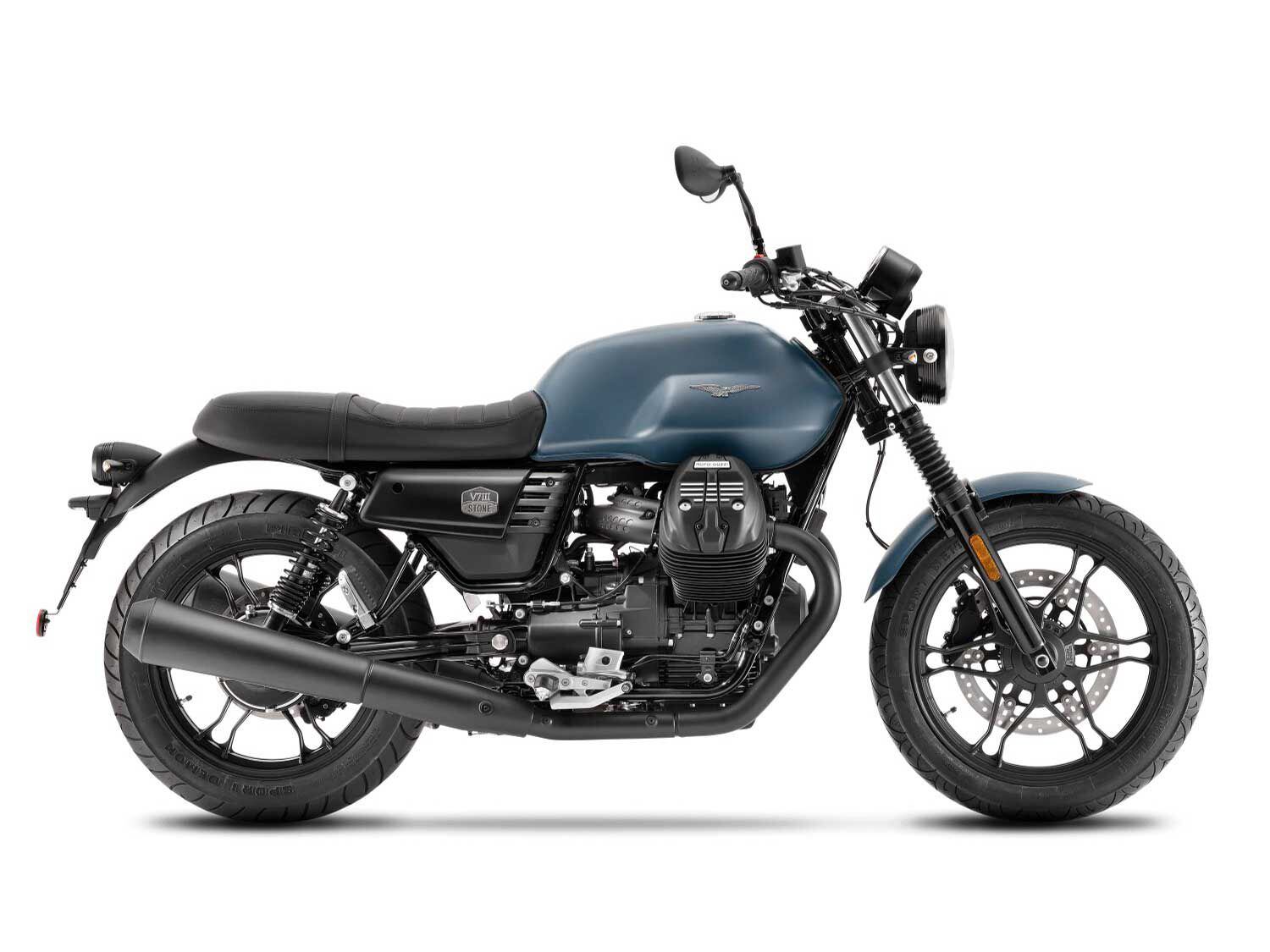 Basic but subtly classic all at once, the newer Guzzi V7 III maintains the brand’s sporting middleweight lineage while remaining an enjoyable yet accessible ride.