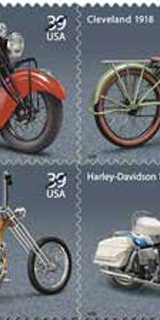 Harley deals Davidson World Postage Stamps