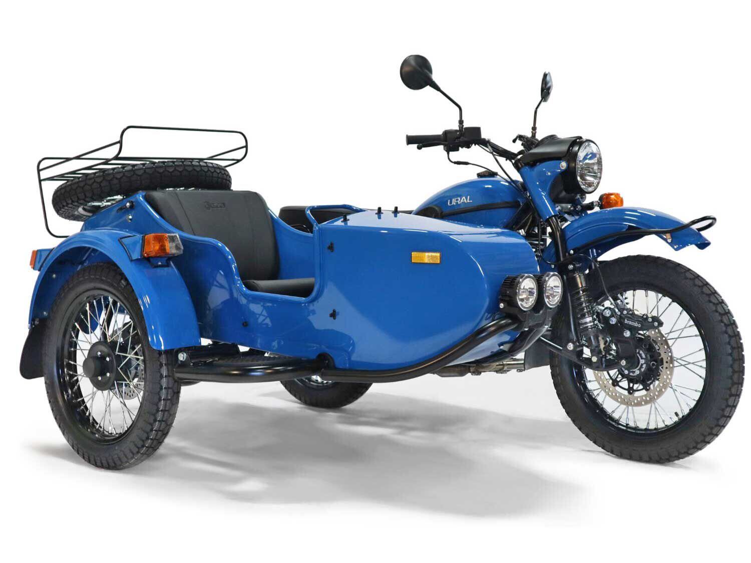 The Ural sidecar rigs offer a simple boxer engine design, passenger accommodations, and the accessibility of three wheels.