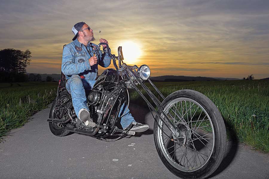 Harley discount ironhead chopper