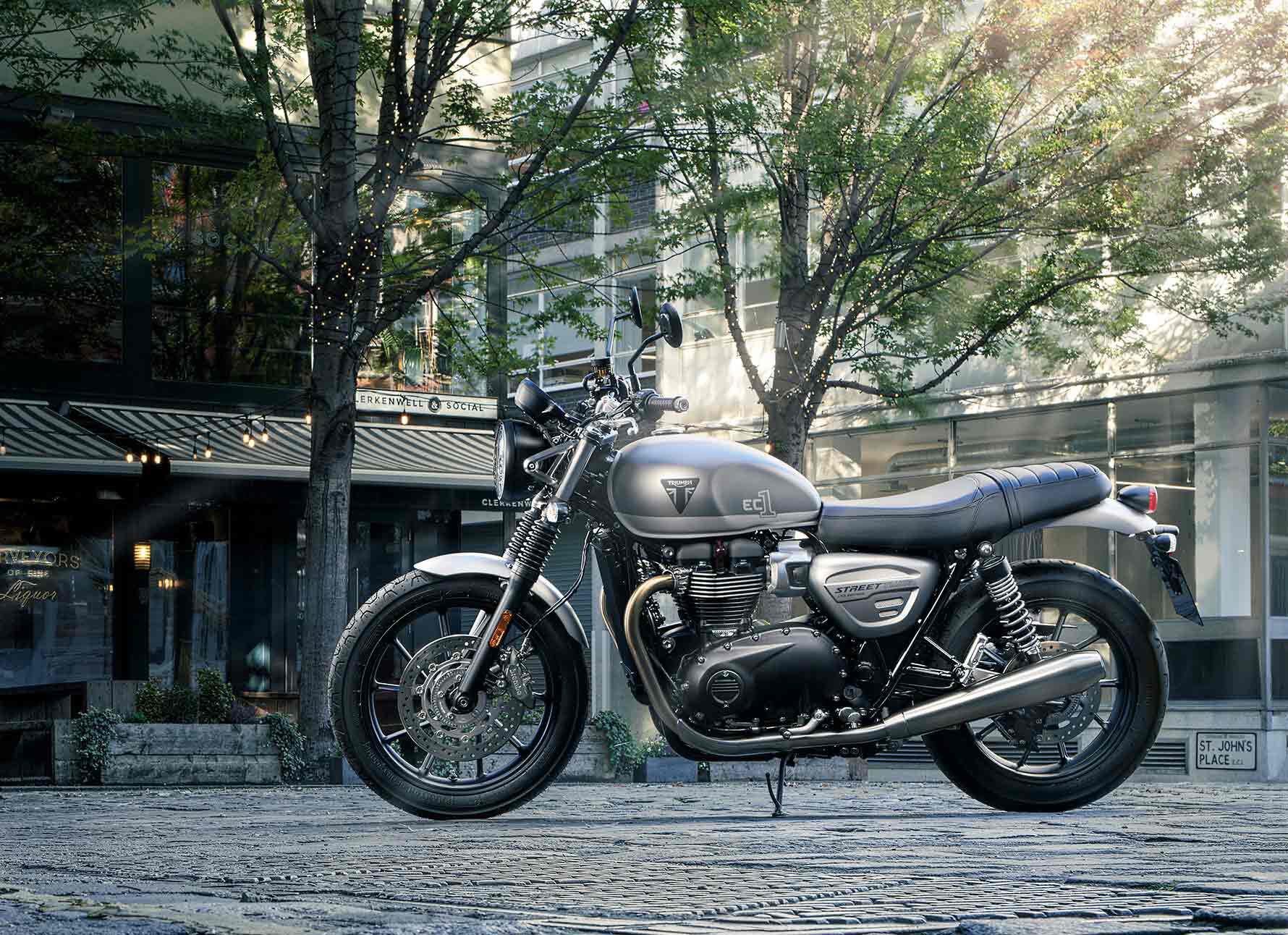 Triumph 2022 Street Twin EC1, Thruxton RS Ton Up Photo Gallery | LaptrinhX