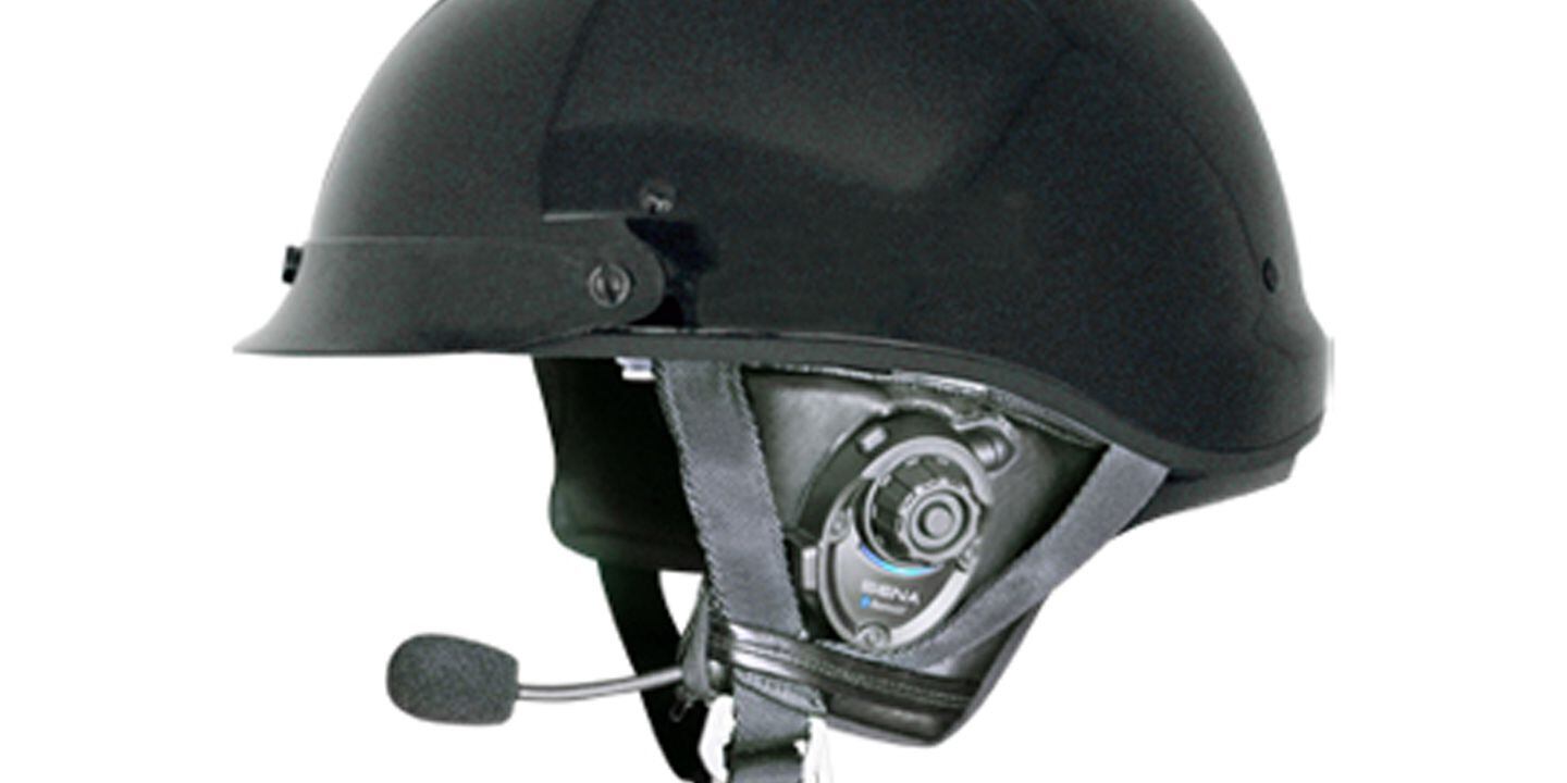 Sena half best sale helmet headset