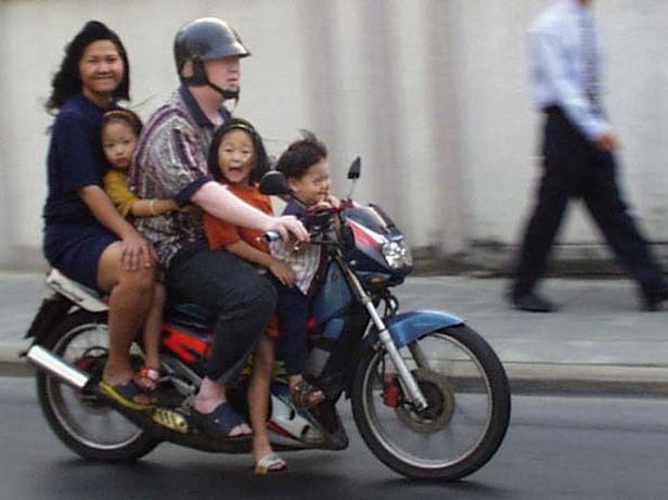 Child riding motorcycle online