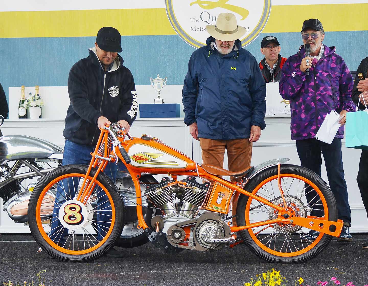 In the Custom/Modified group, first place 
was given to this mod inspired by 1920s Harley-Davidson boardtrack racers,
by Chris Ranuio.