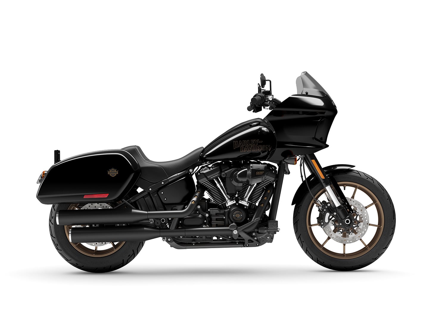 The 2024 Harley-Davidson Low Rider ST in Vivid Black.