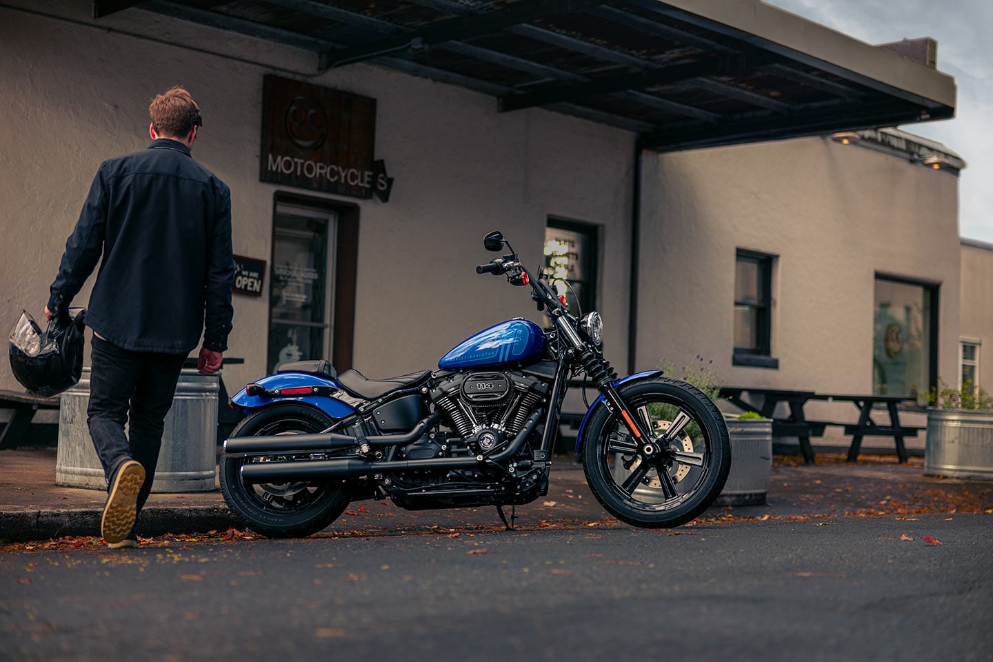 The heart of the Street Bob 114 is its Milwaukee-Eight 114 engine.
