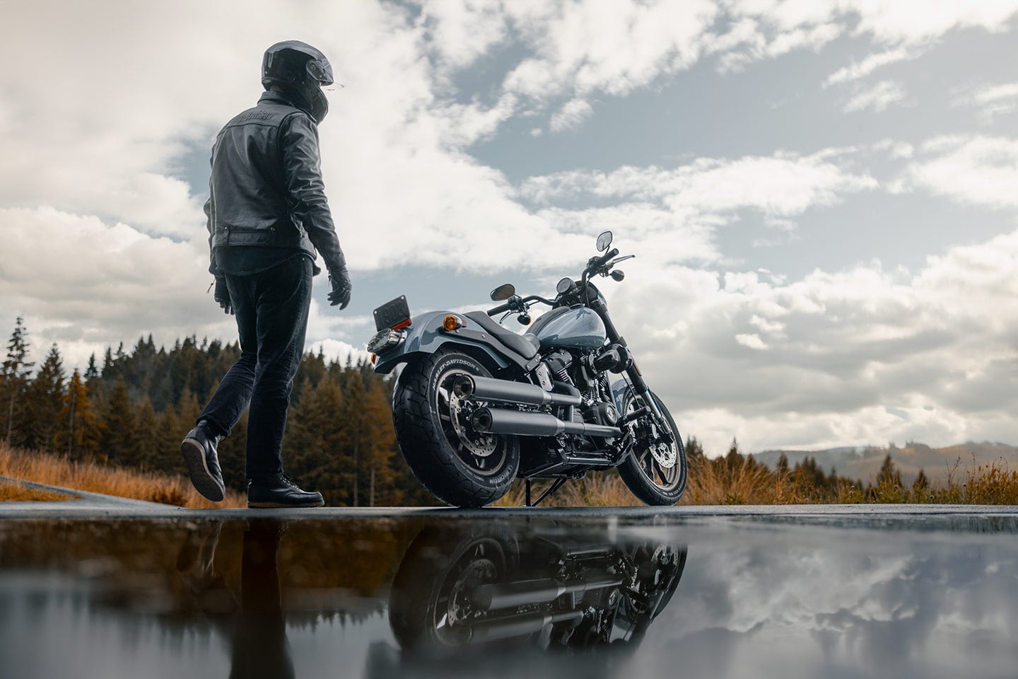 The Low Rider is one of the most performance-oriented models in H-D’s cruiser lineup, but handling is ultimately compromised by geometry that’s dictated by style. Enjoy it for what it is and it’s a blast.