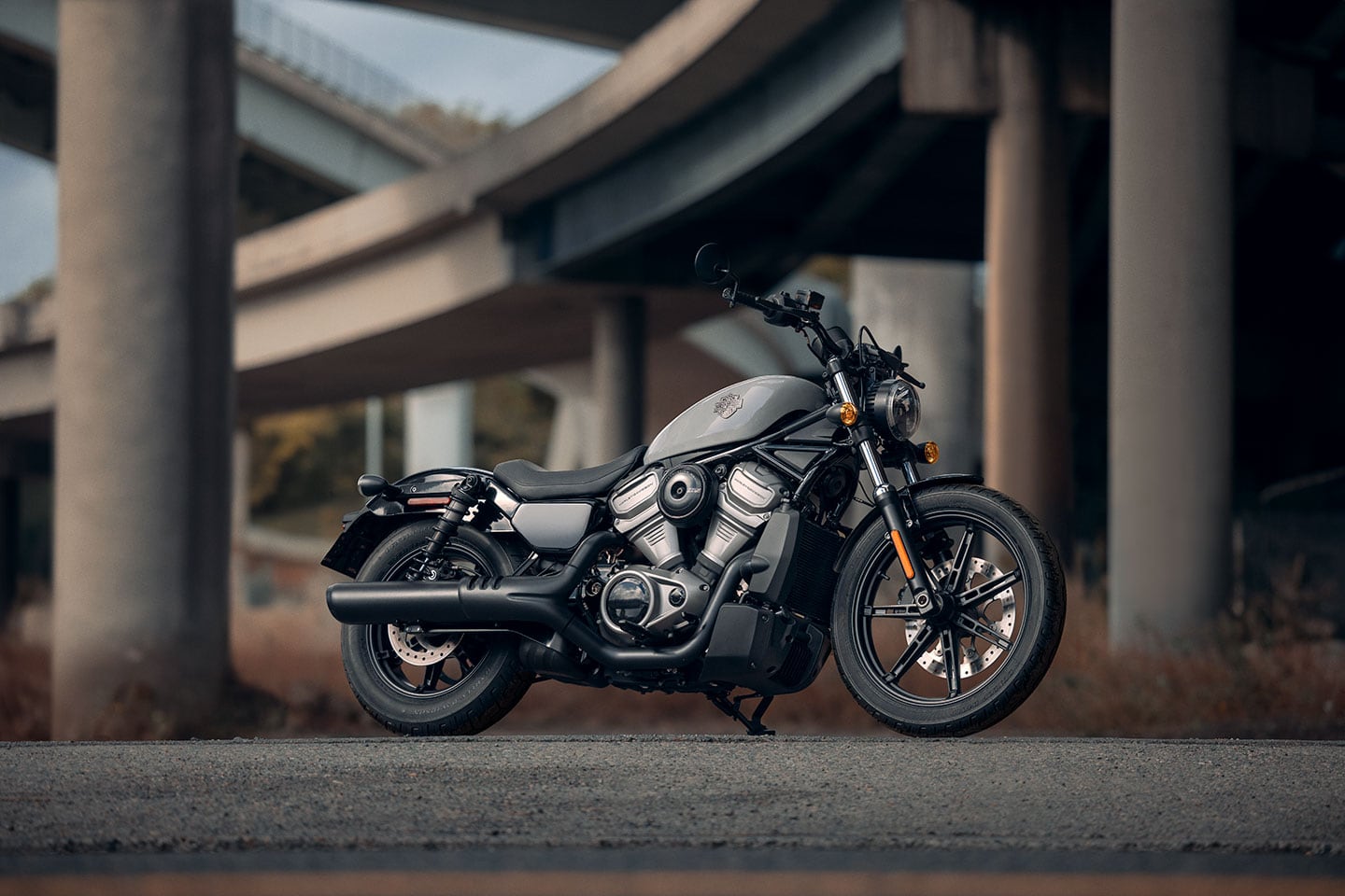 To our eyes, the steel trellis frame has a decidedly Honda Rebel 1100 look to it. Harley pretty much <i>had</i> to build a more conservatively styled Sportster, but one could argue classic H-D pillars of design have a difficult job of holding up the modern architecture.