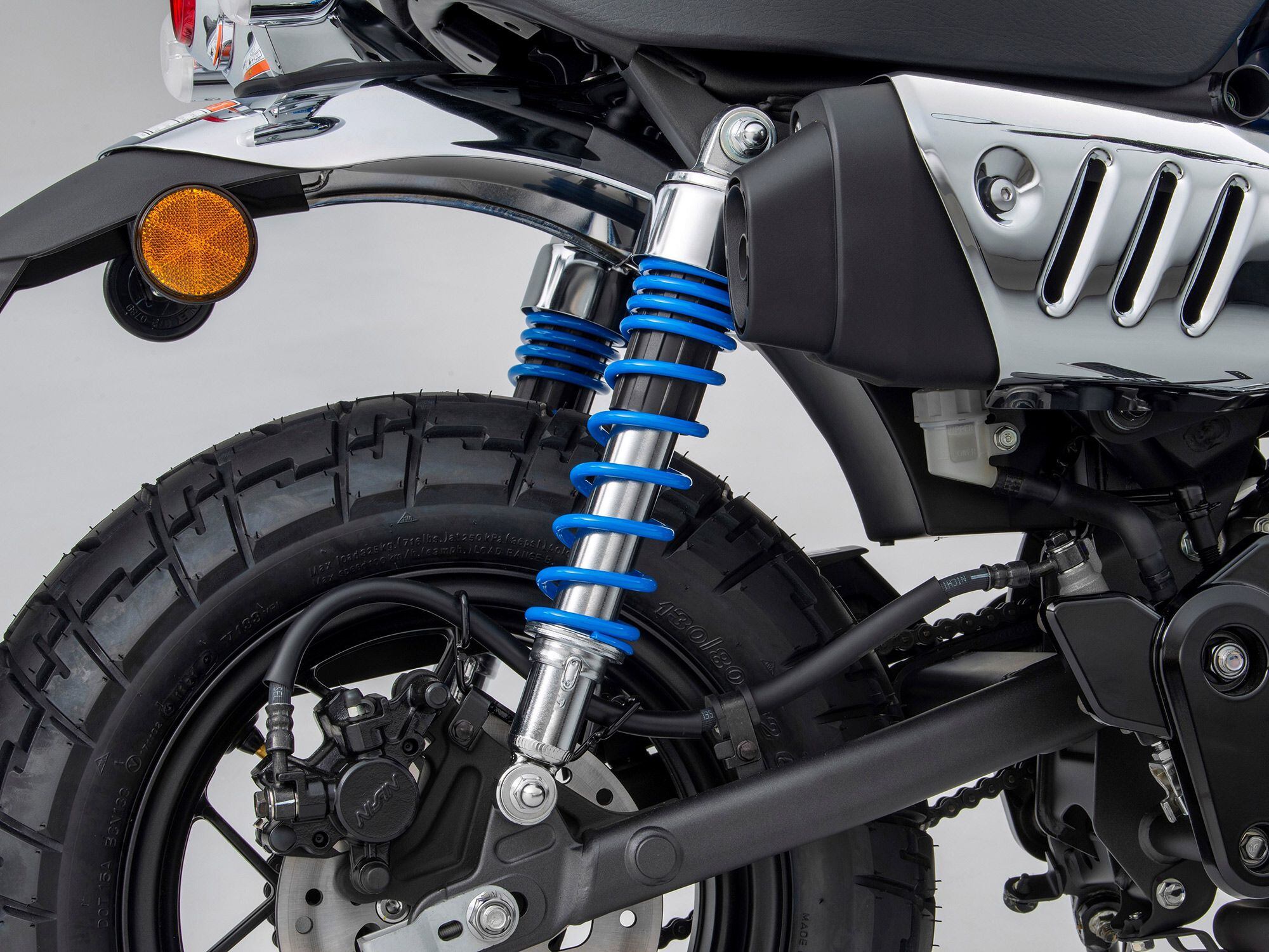 A pair of new two-stage shocks are added to improve ride quality.